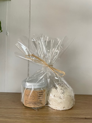 ensemble bombe de bain et chandelle massage